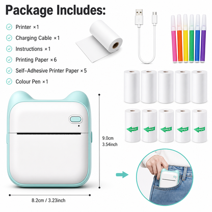 Compact Smartphone Photo Printer